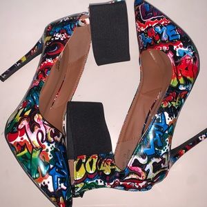 Sexy graffiti heels